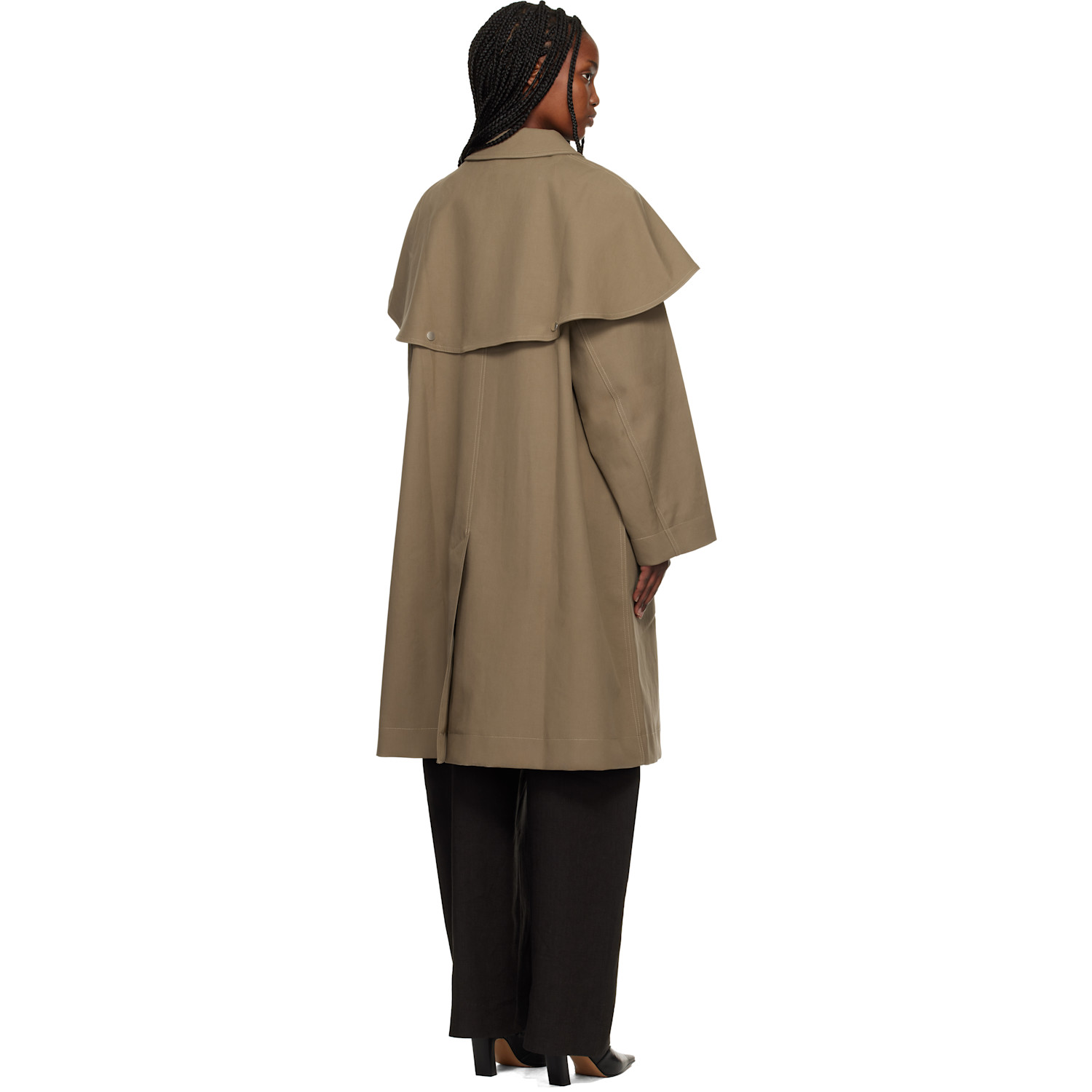  Studio Nicholson Beige Haver Trench Coat 