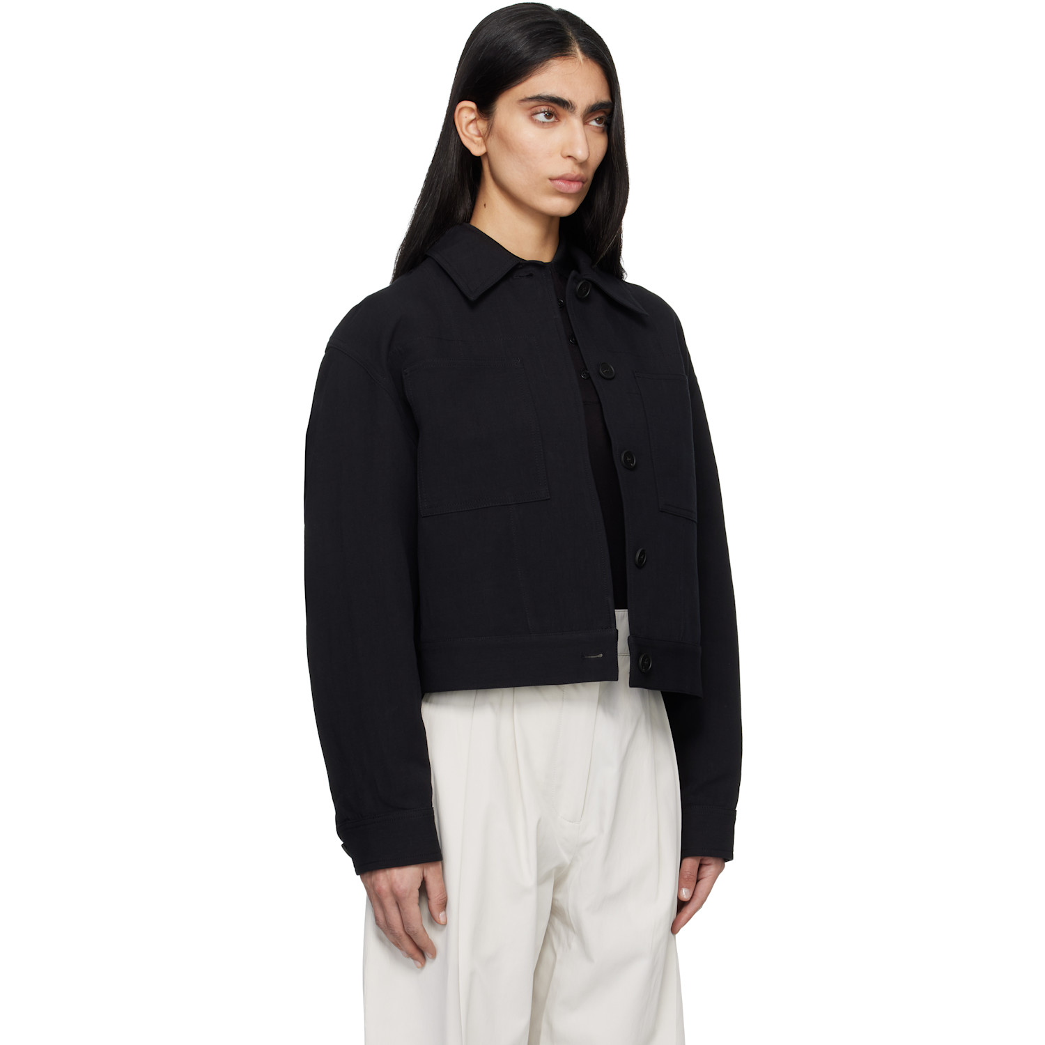  Studio Nicholson Black Calder Jacket 