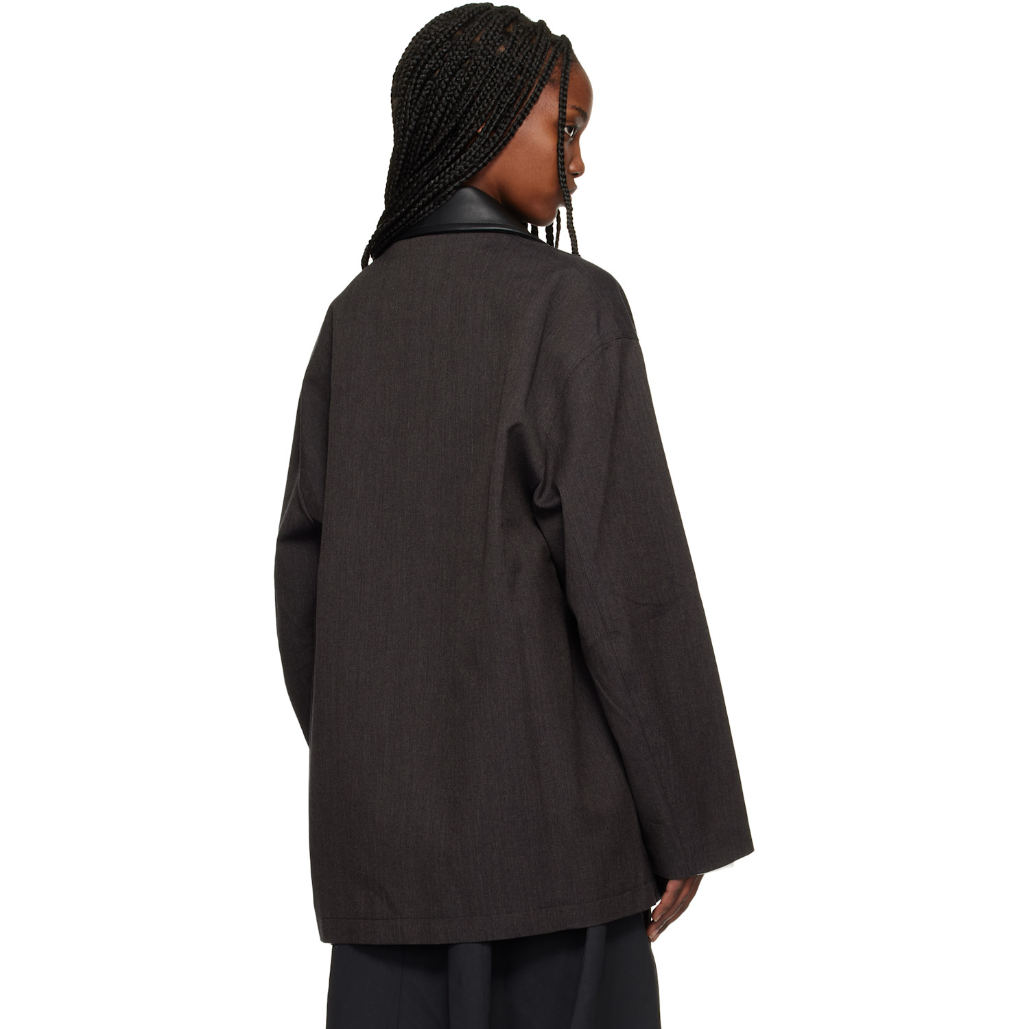  Studio Nicholson Brown Meter Jacket 