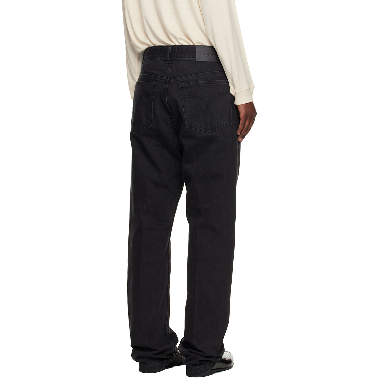  Studio Nicholson Black Barra Jeans 