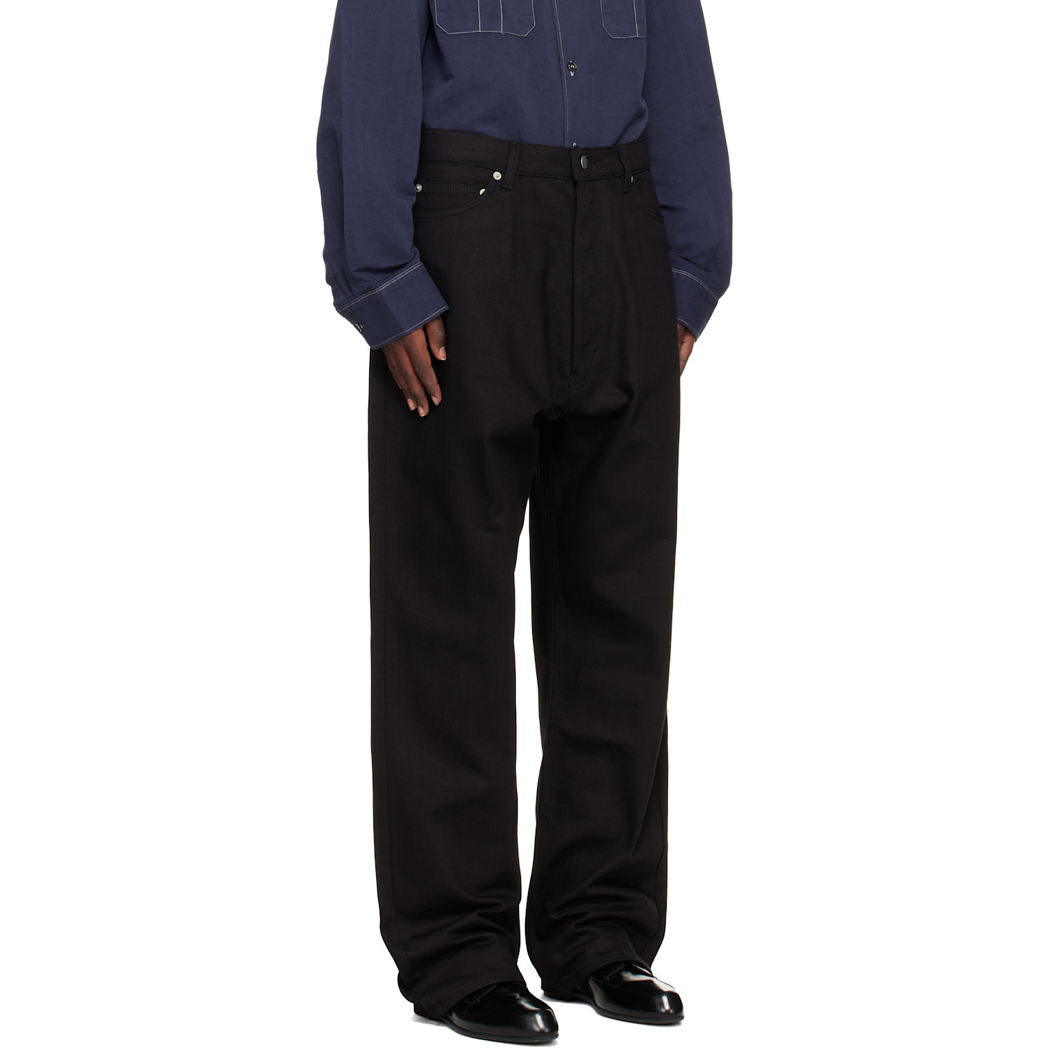  Studio Nicholson Black Marylebone Jeans 