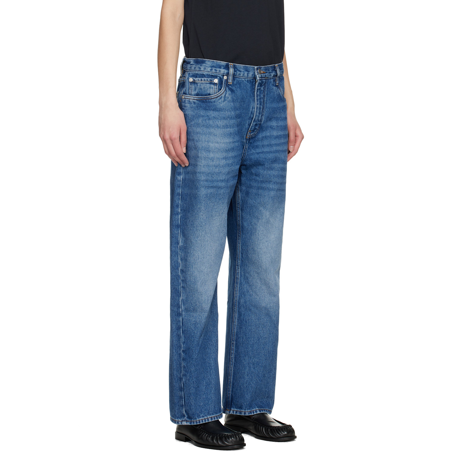  Studio Nicholson Blue Denjo Jeans 