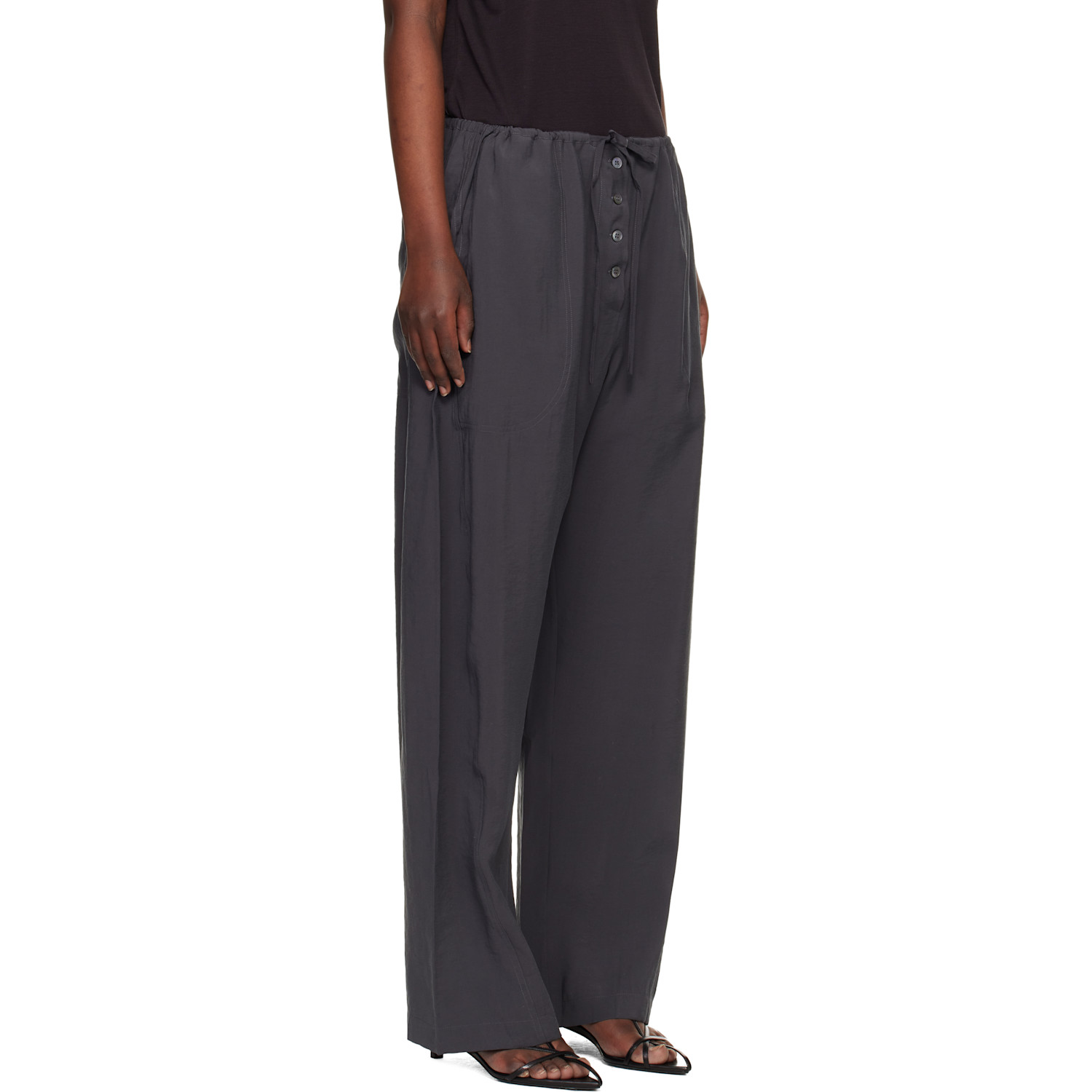  Studio Nicholson Gray Hera Trousers 