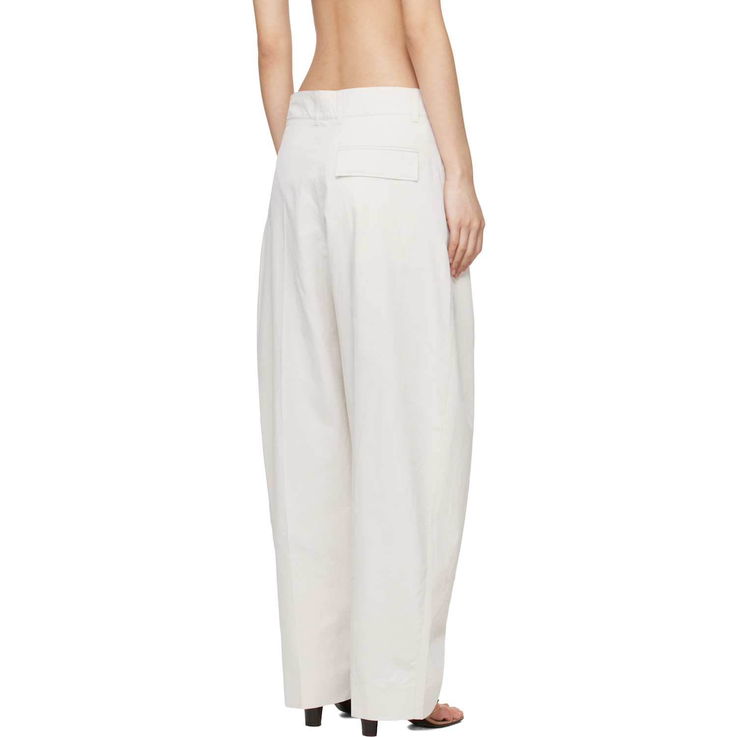  Studio Nicholson Off-white Acuna Trousers 
