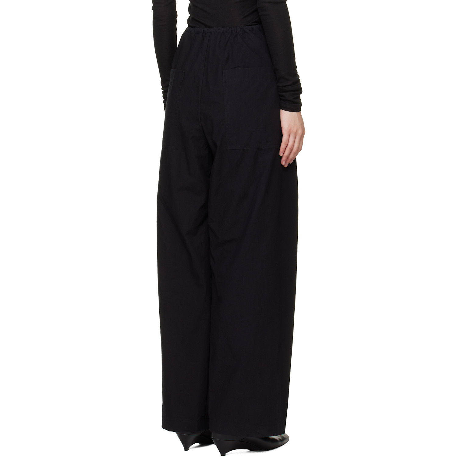  Studio Nicholson Black Ventura Trousers 