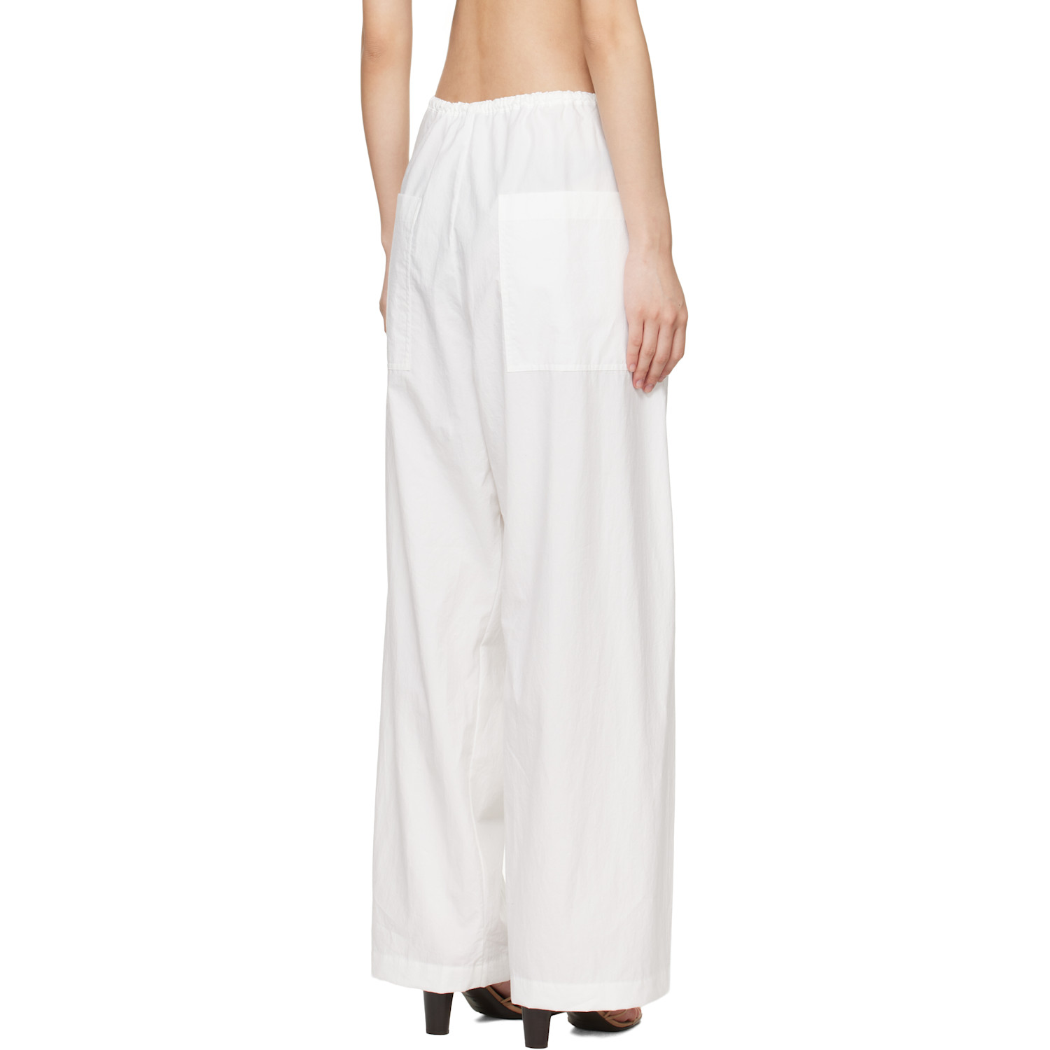  Studio Nicholson White Ventura Trousers 