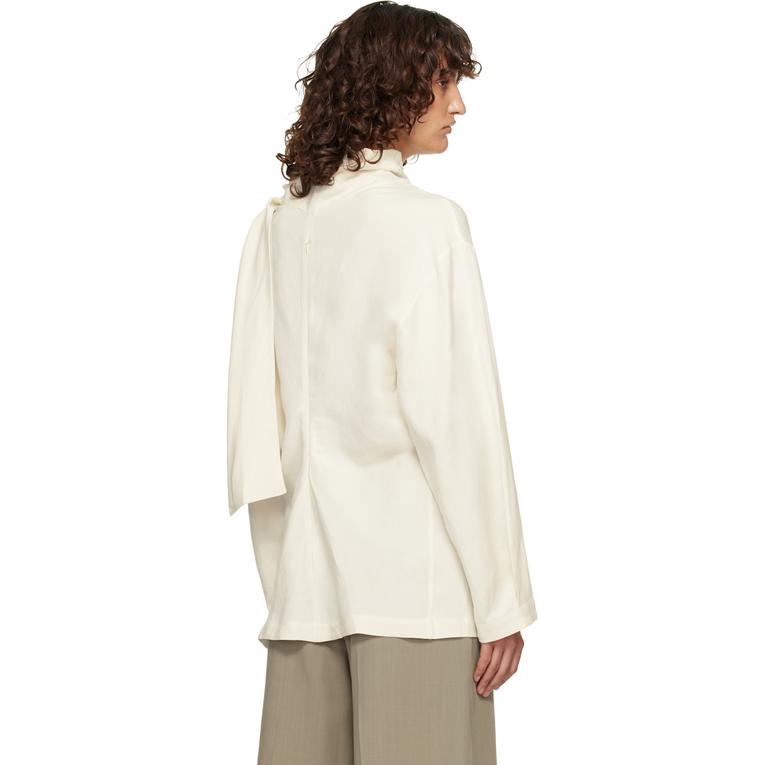  Studio Nicholson Off-white Valery Blouse 
