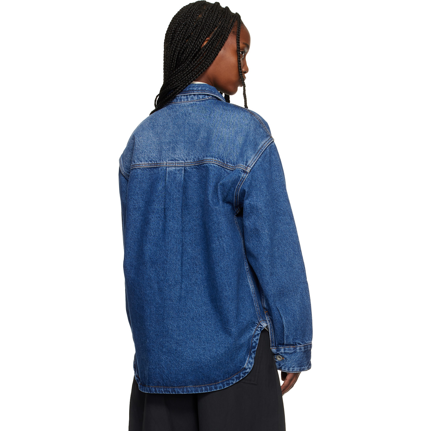  Studio Nicholson Blue Paso Denim Shirt 
