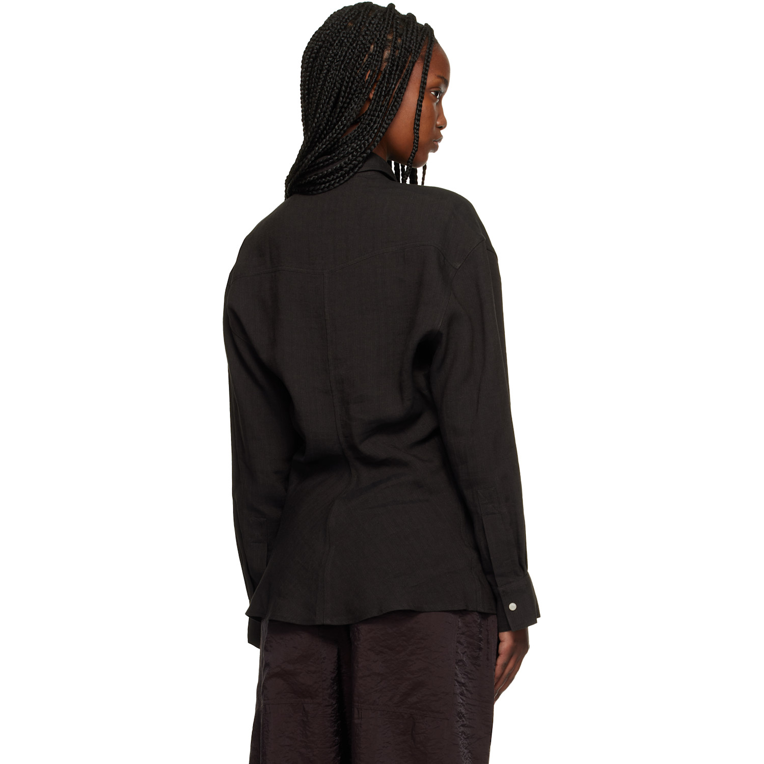  Studio Nicholson Brown Krauss Shirt 