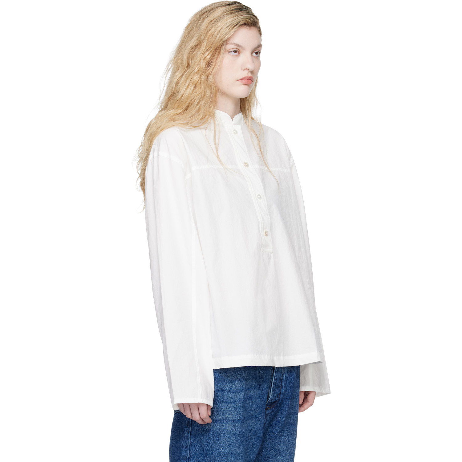  Studio Nicholson White Vega Shirt 