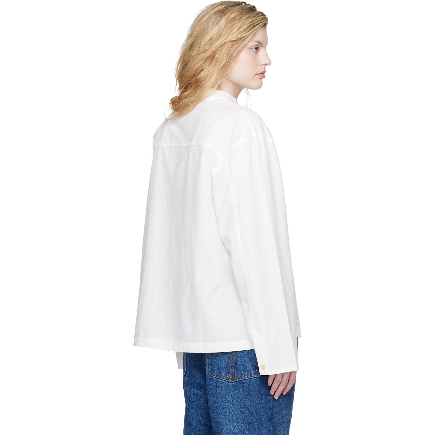 Studio Nicholson White Vega Shirt 