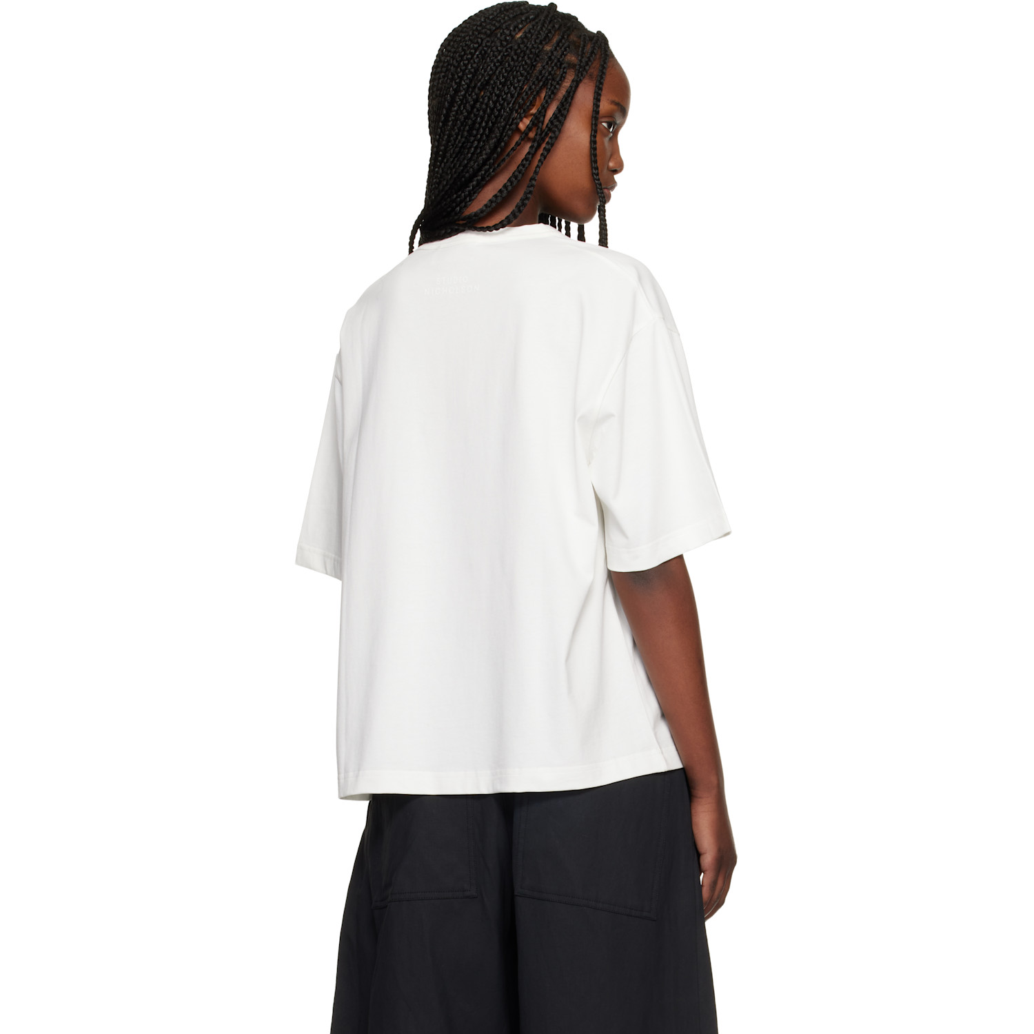  Studio Nicholson White Lee T-shirt 
