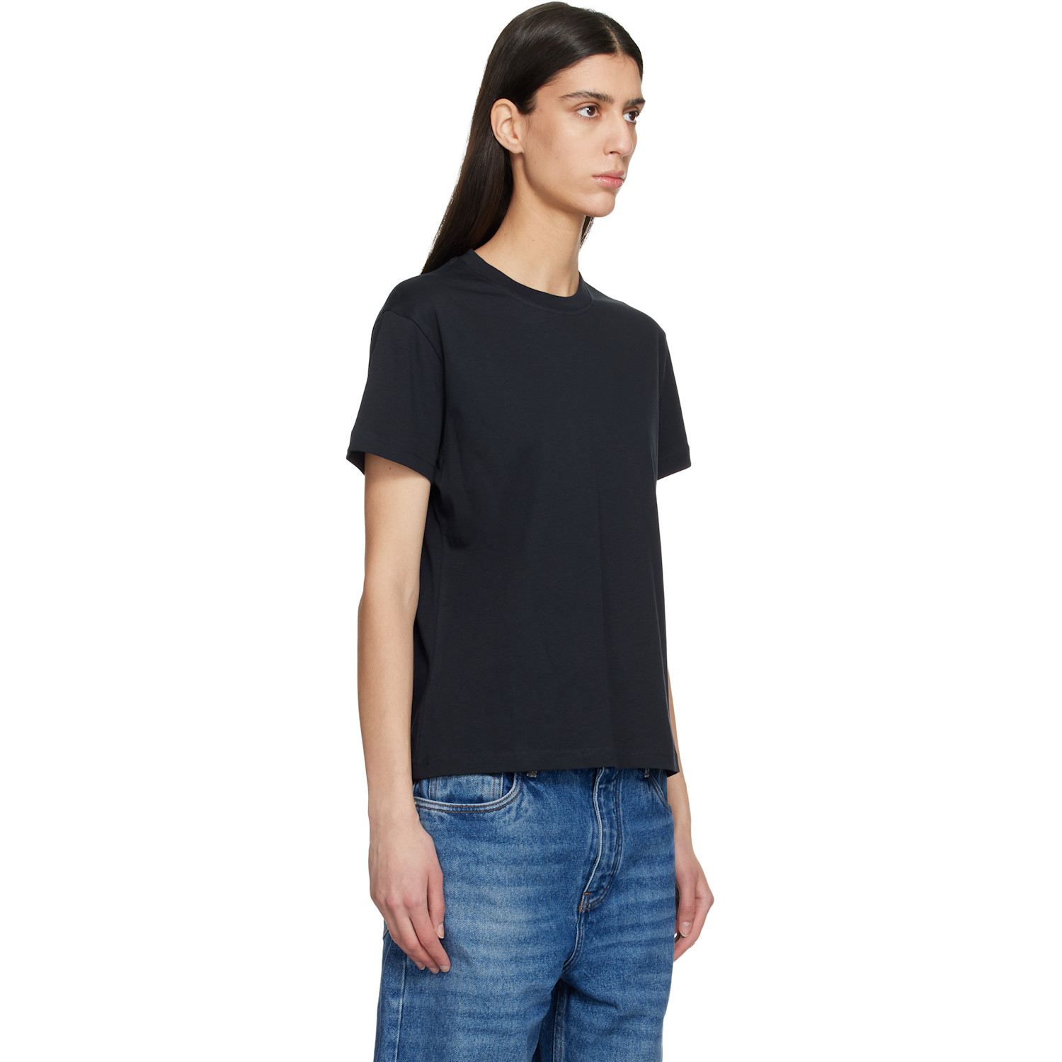  Studio Nicholson Navy Marine T-shirt 