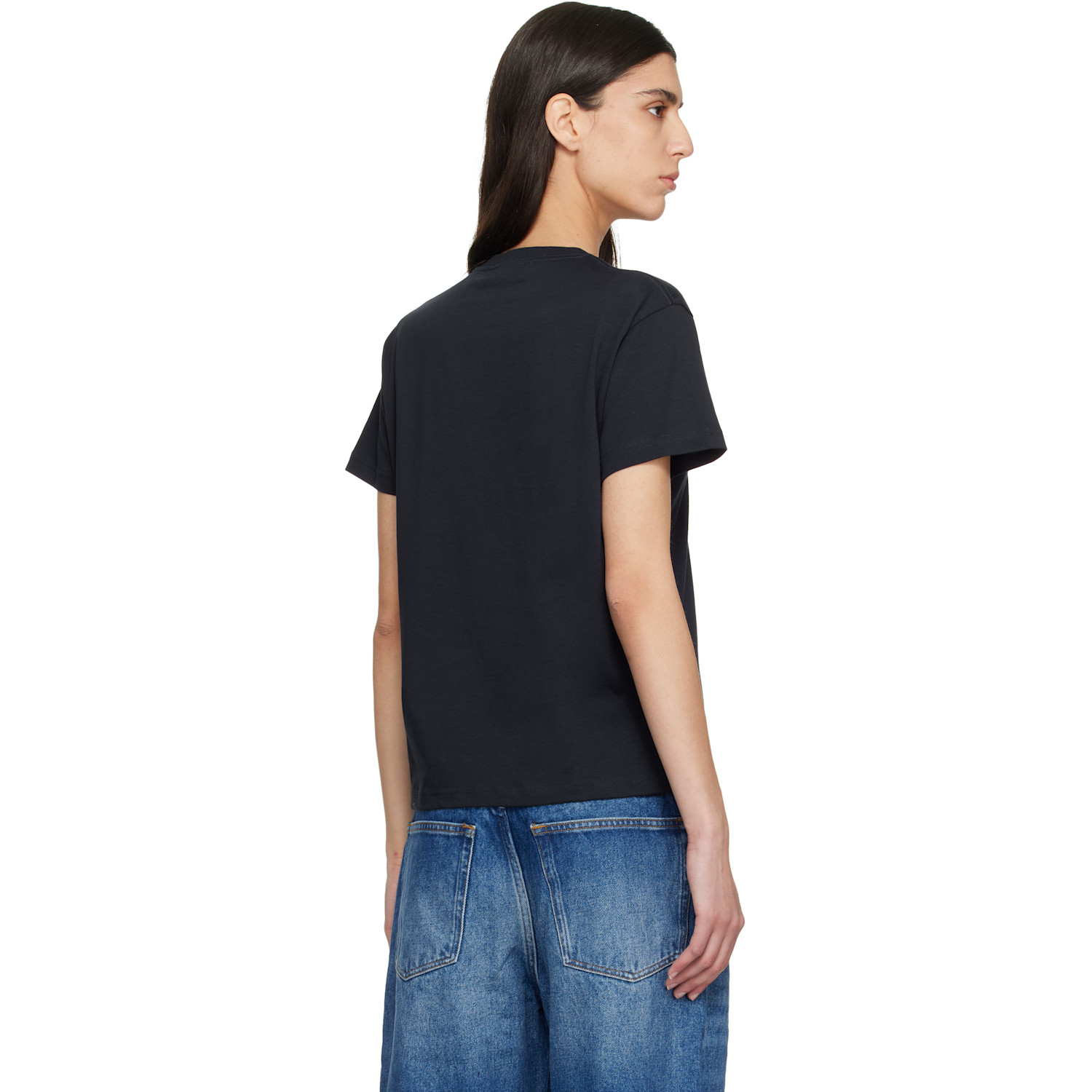  Studio Nicholson Navy Marine T-shirt 