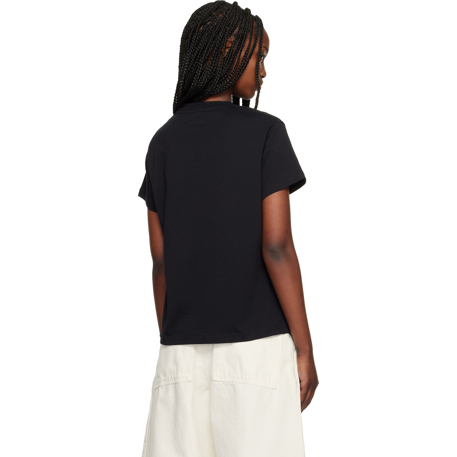  Studio Nicholson Black Marine T-shirt 