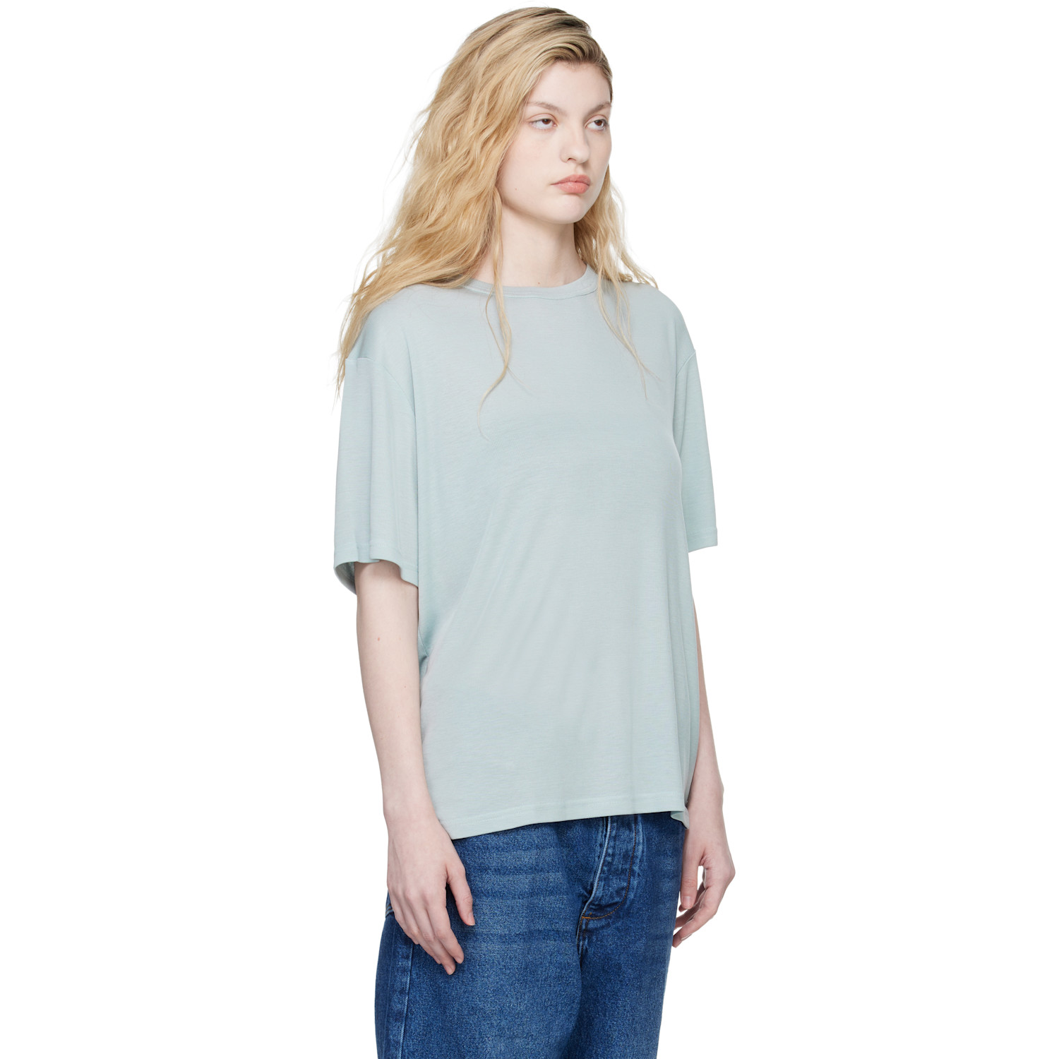  Studio Nicholson Blue Rond T-shirt 