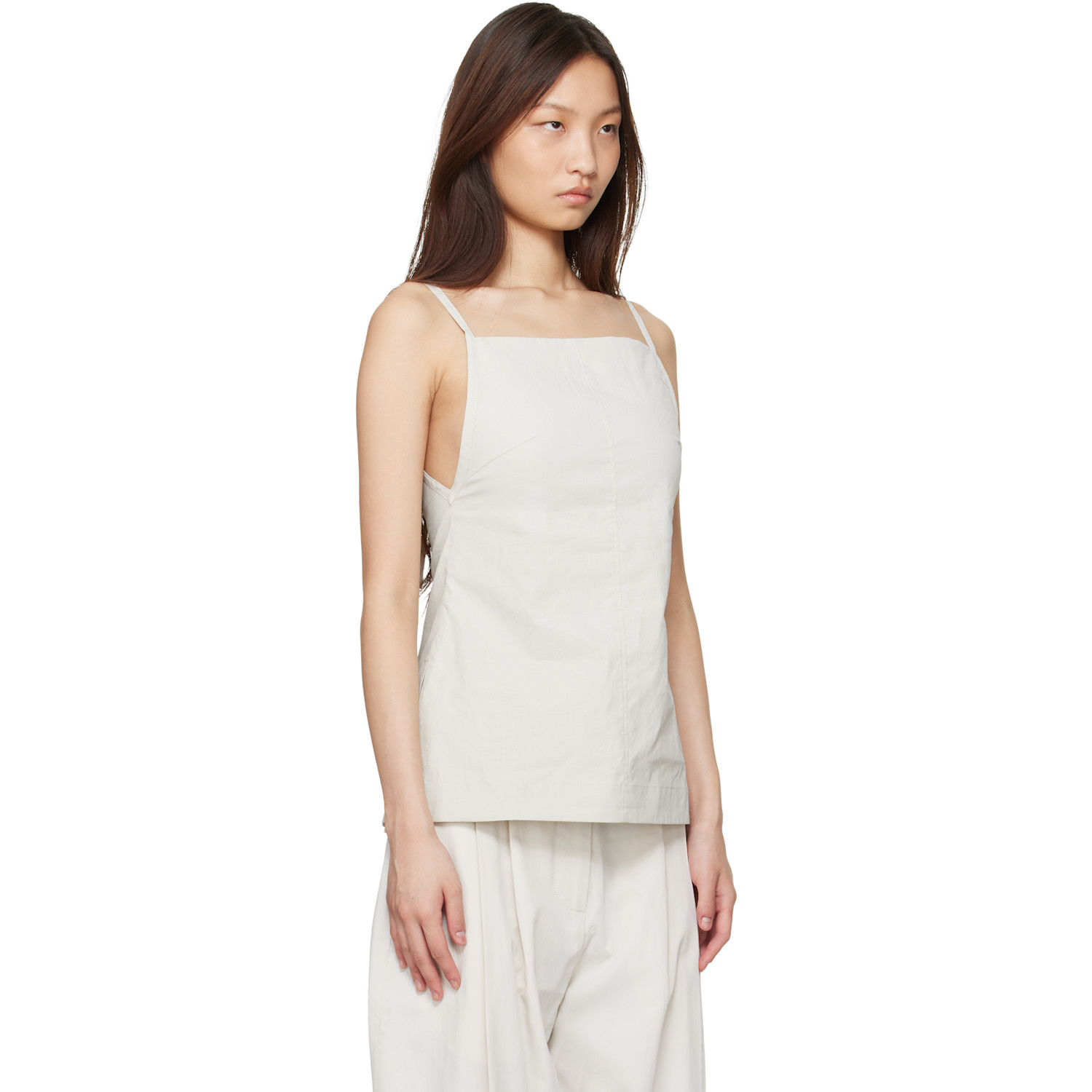  Studio Nicholson Beige Raddle Top 