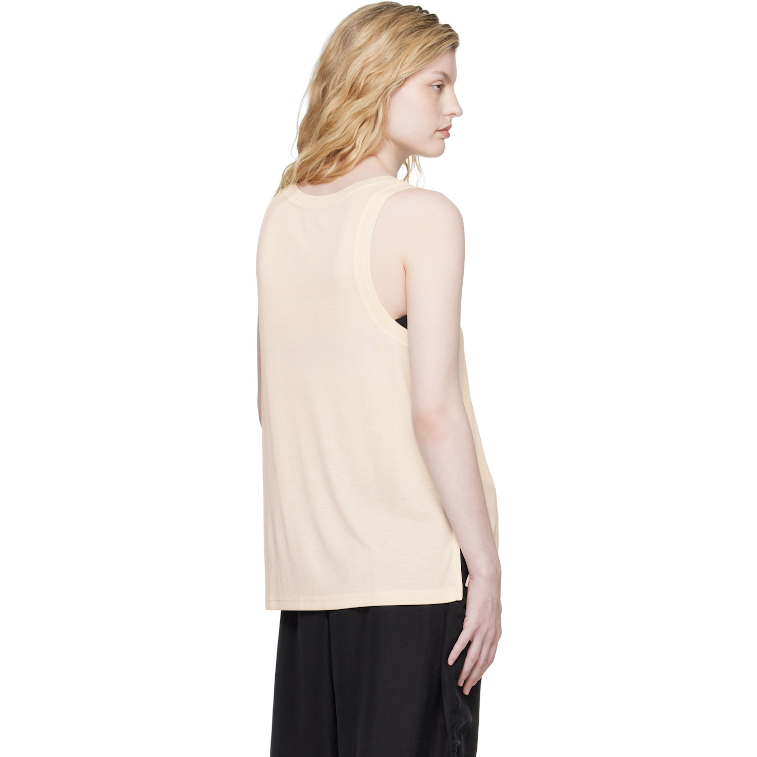  Studio Nicholson Beige Votan Jersey Tank Top 