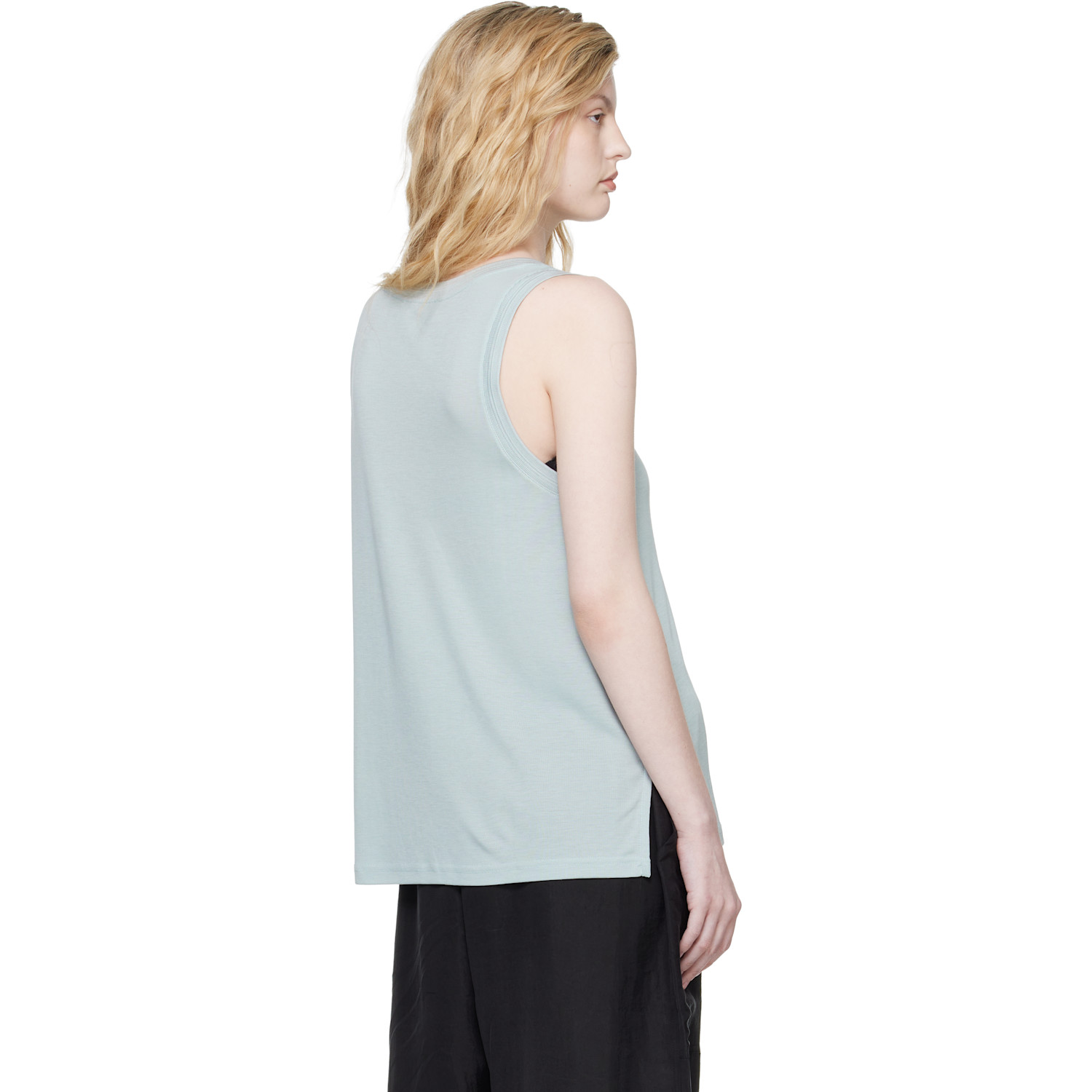  Studio Nicholson Blue Votan Jersey Tank Top 