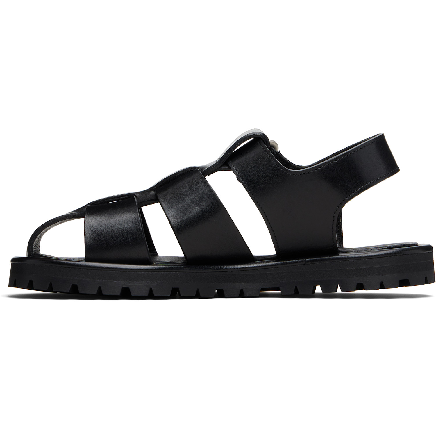  Studio Nicholson Black Sandom Sandals 