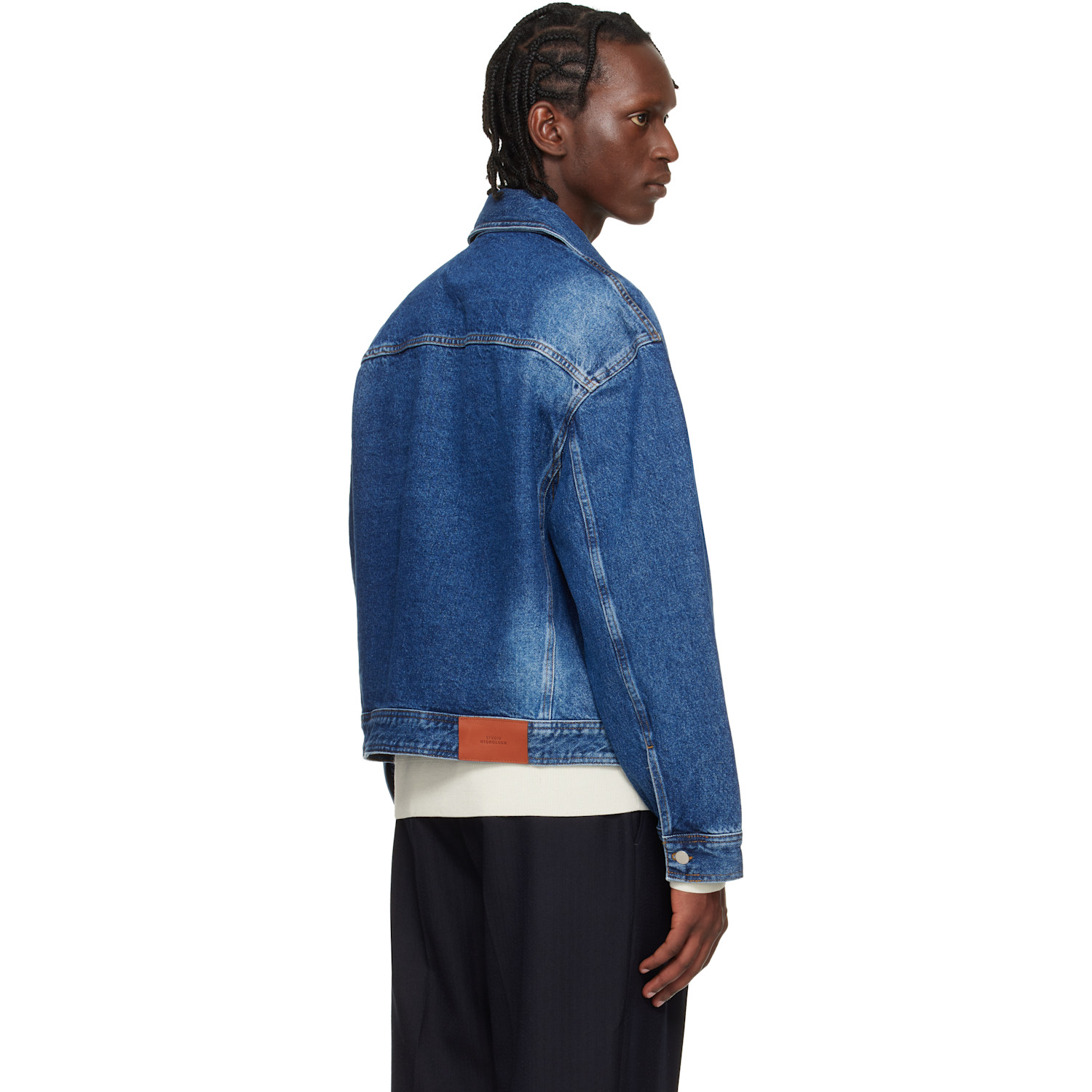  Studio Nicholson Blue Stein Denim Jacket 