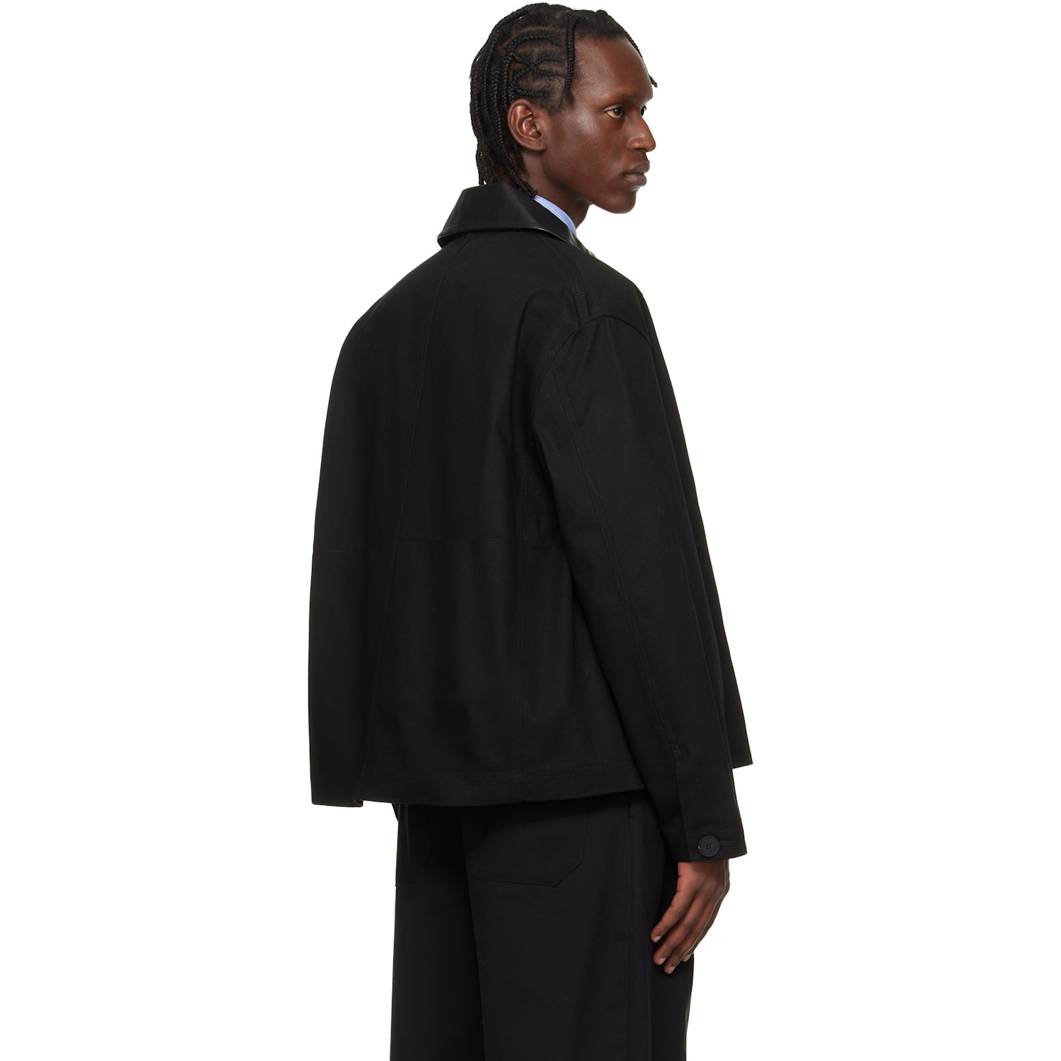  Studio Nicholson Black Aaron Levine Edition Dover Jacket 