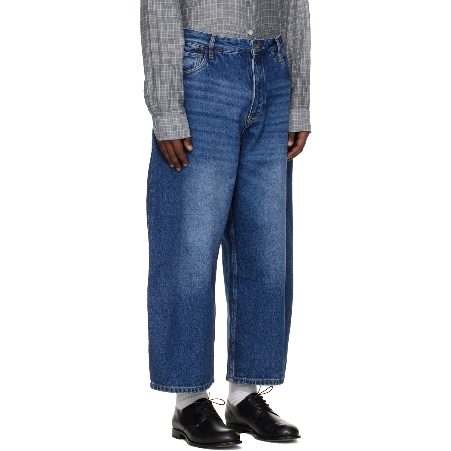  Studio Nicholson Indigo Paolo Jeans 