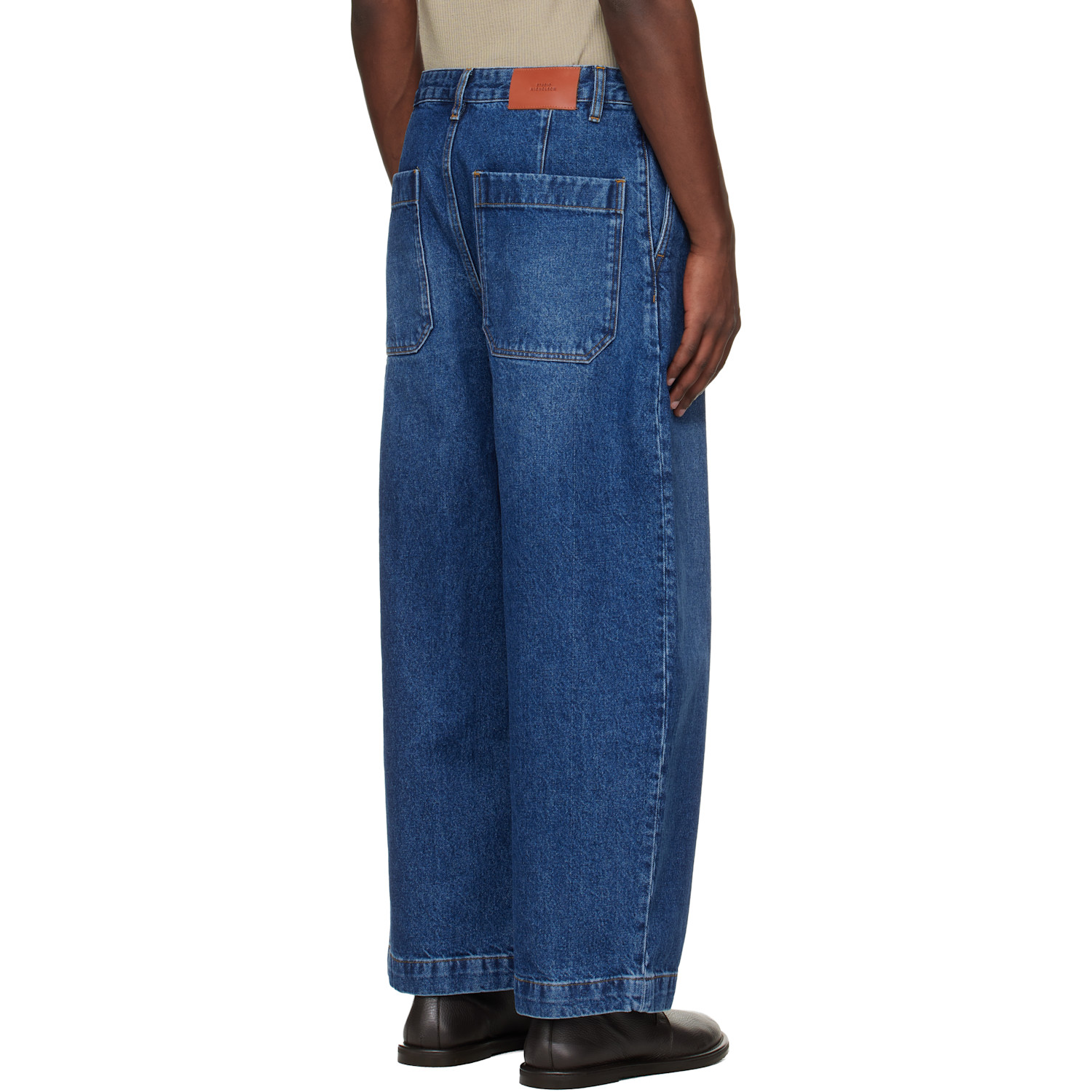  Studio Nicholson Indigo Puch Italian Denim Jeans 