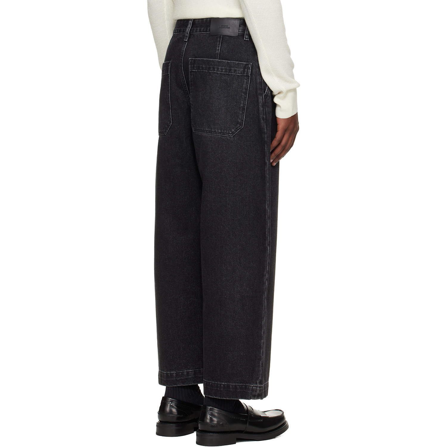  Studio Nicholson Black Puch Denim Jeans 