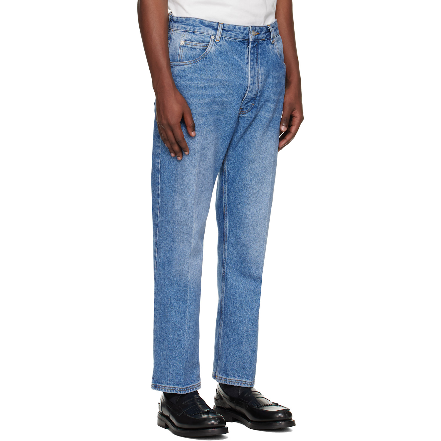  Studio Nicholson Blue Windslow Denim Jeans 