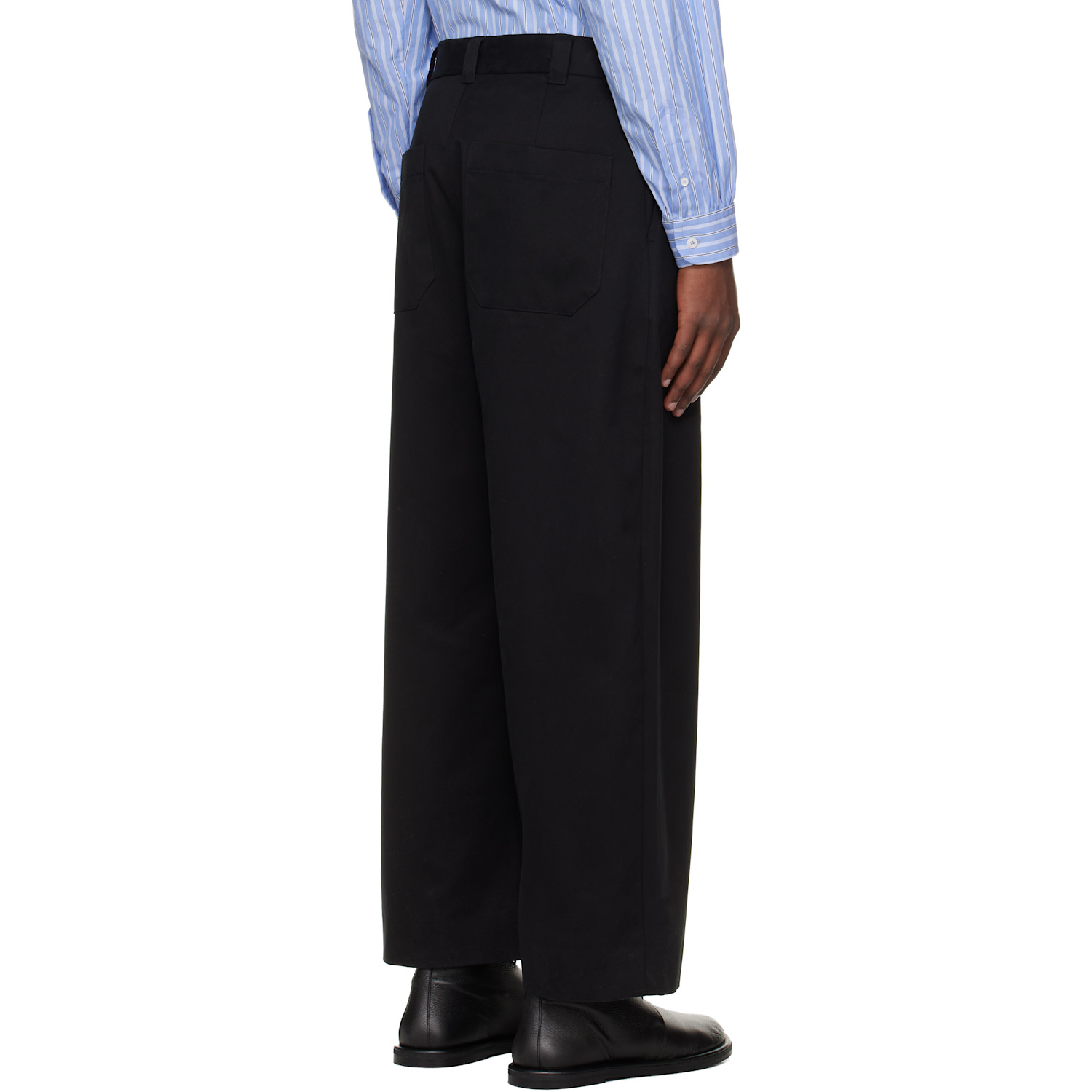  Studio Nicholson Black Sorte Trousers 