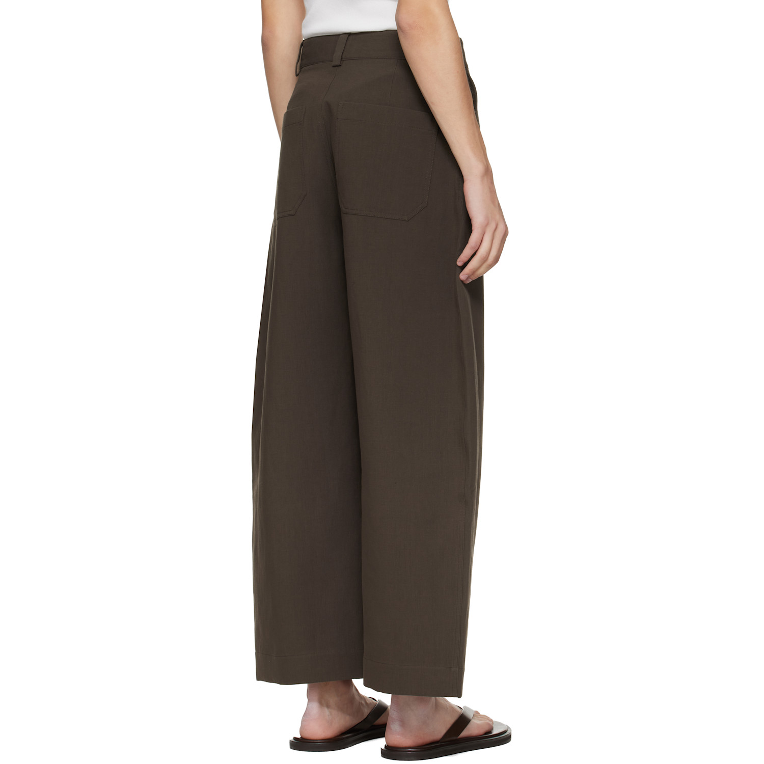  Studio Nicholson Brown Levy Trousers 