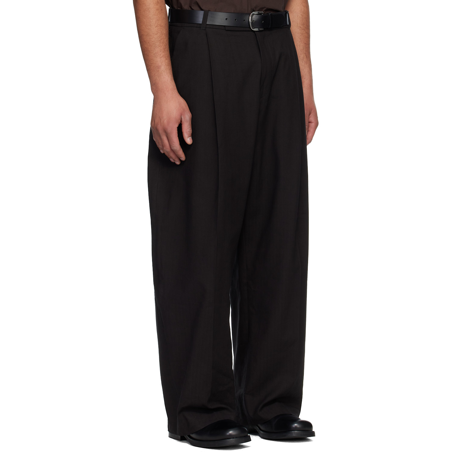  Studio Nicholson Pantalon Pull Noir 