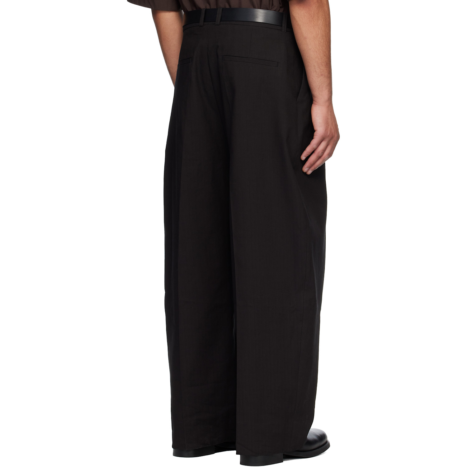  Studio Nicholson Pantalon Pull Noir 