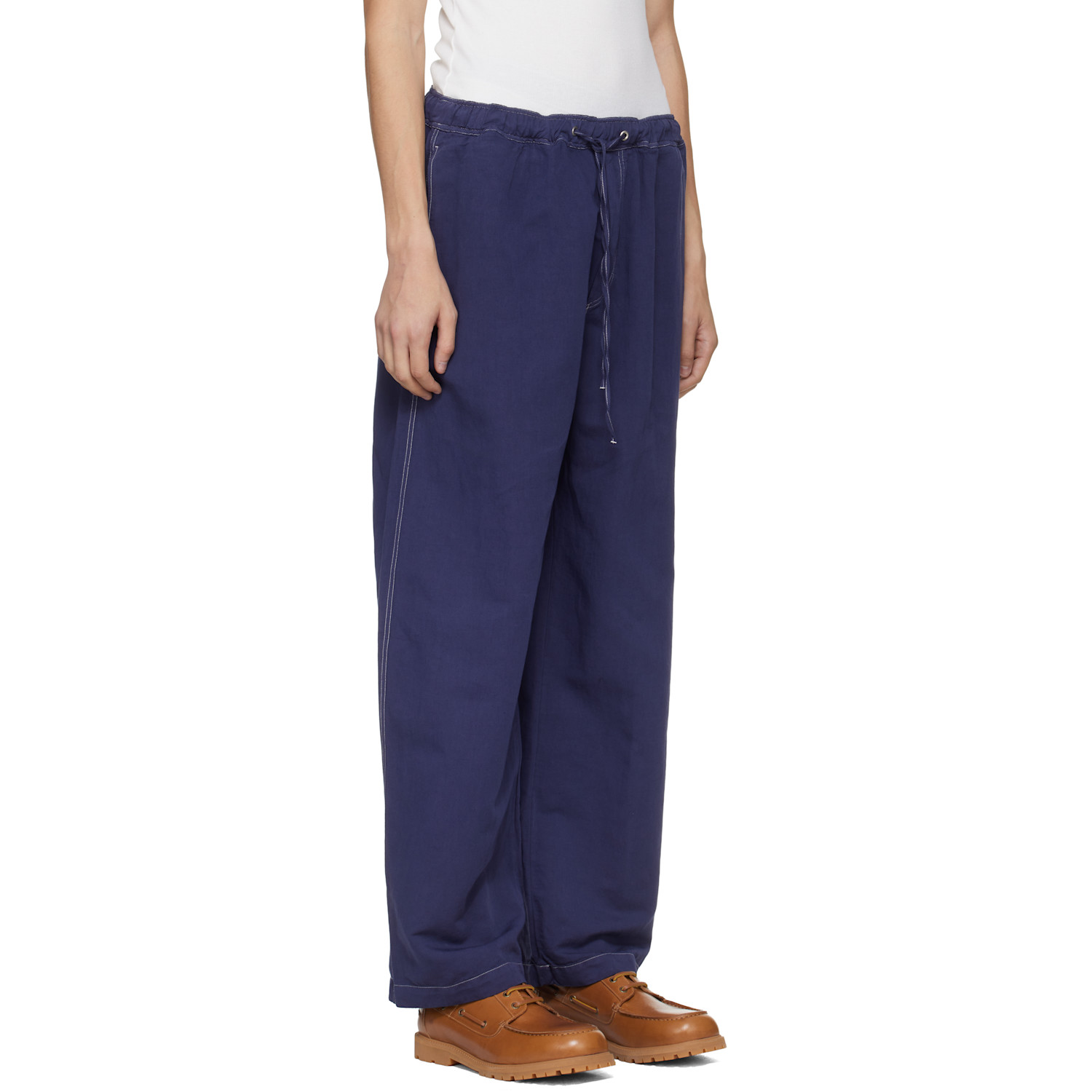  Studio Nicholson Indigo Sonny Trousers 