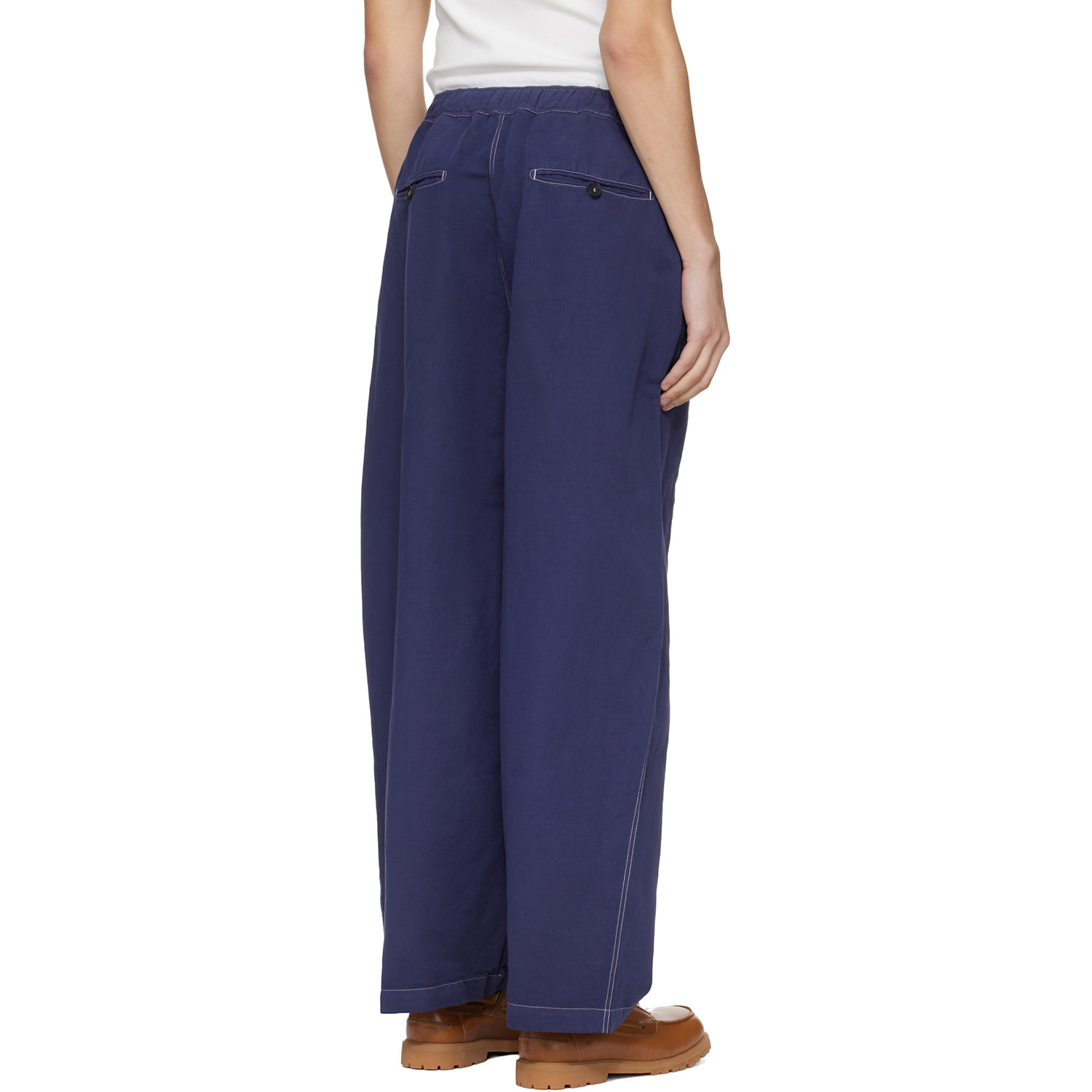  Studio Nicholson Indigo Sonny Trousers 