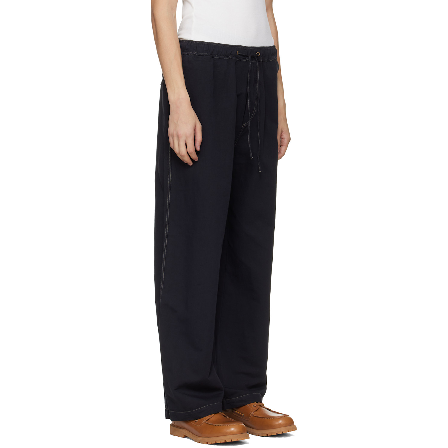  Studio Nicholson Black Sonny Trousers 