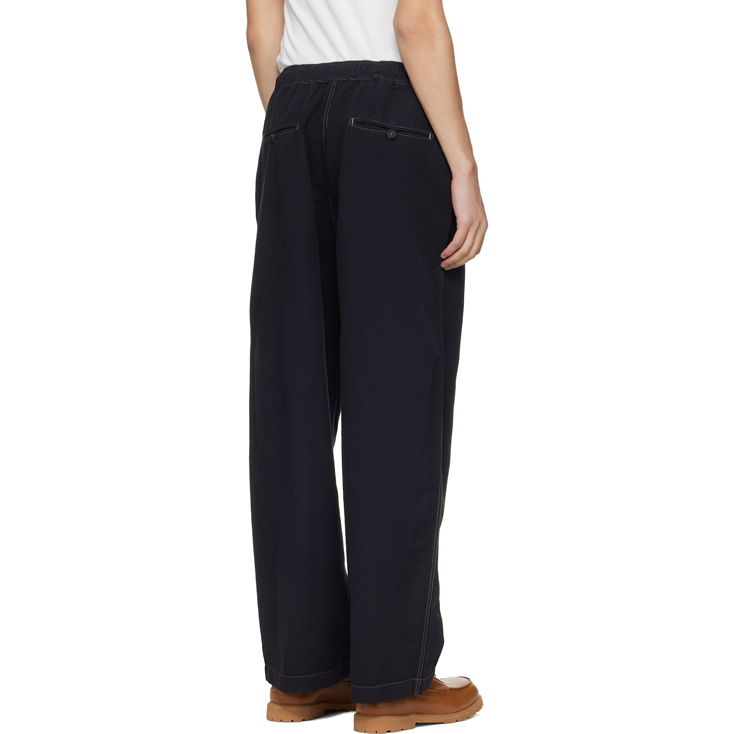  Studio Nicholson Black Sonny Trousers 