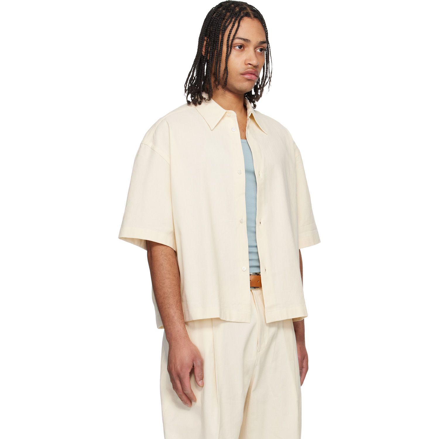 Studio Nicholson Off-white Sanko Shirt 