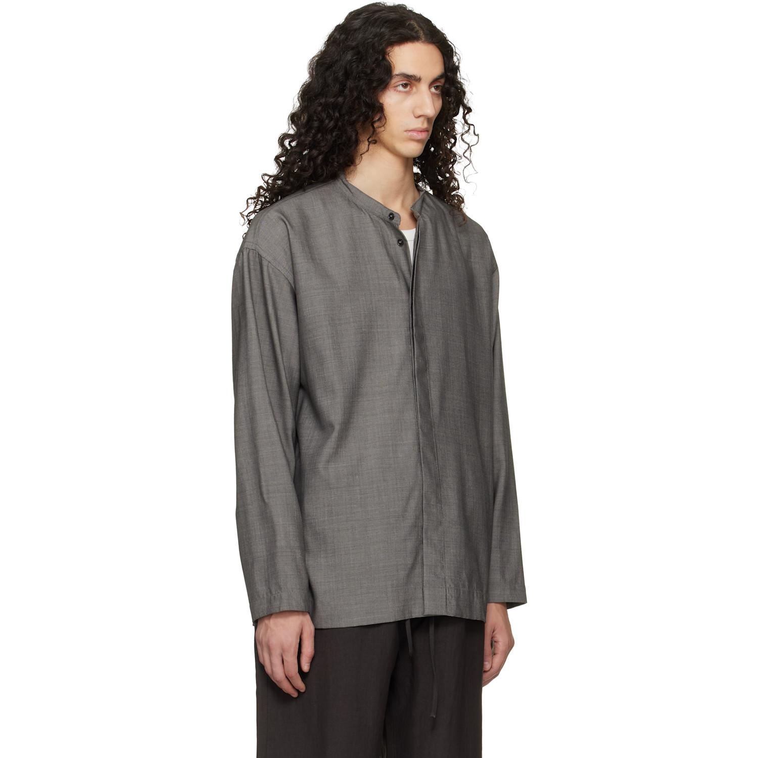  Studio Nicholson Gray Karst Shirt 
