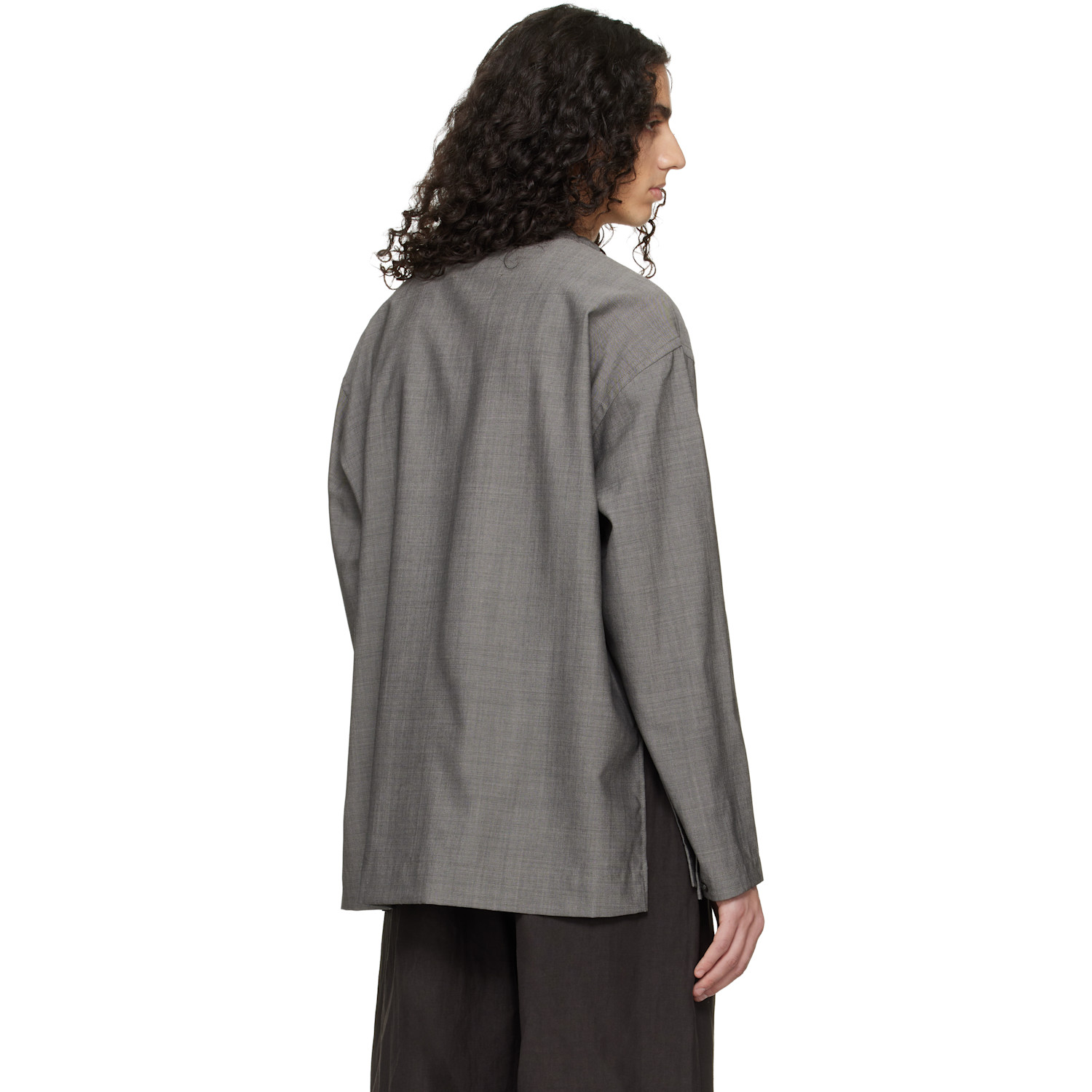  Studio Nicholson Gray Karst Shirt 
