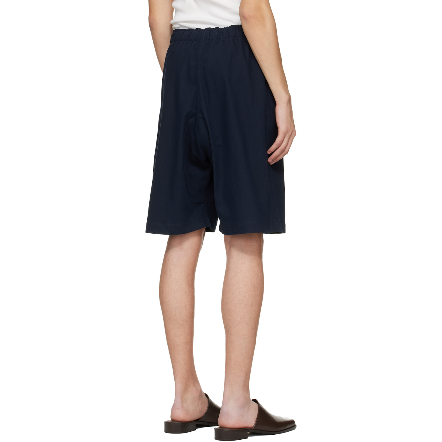  Studio Nicholson Indigo Ikaria Shorts 