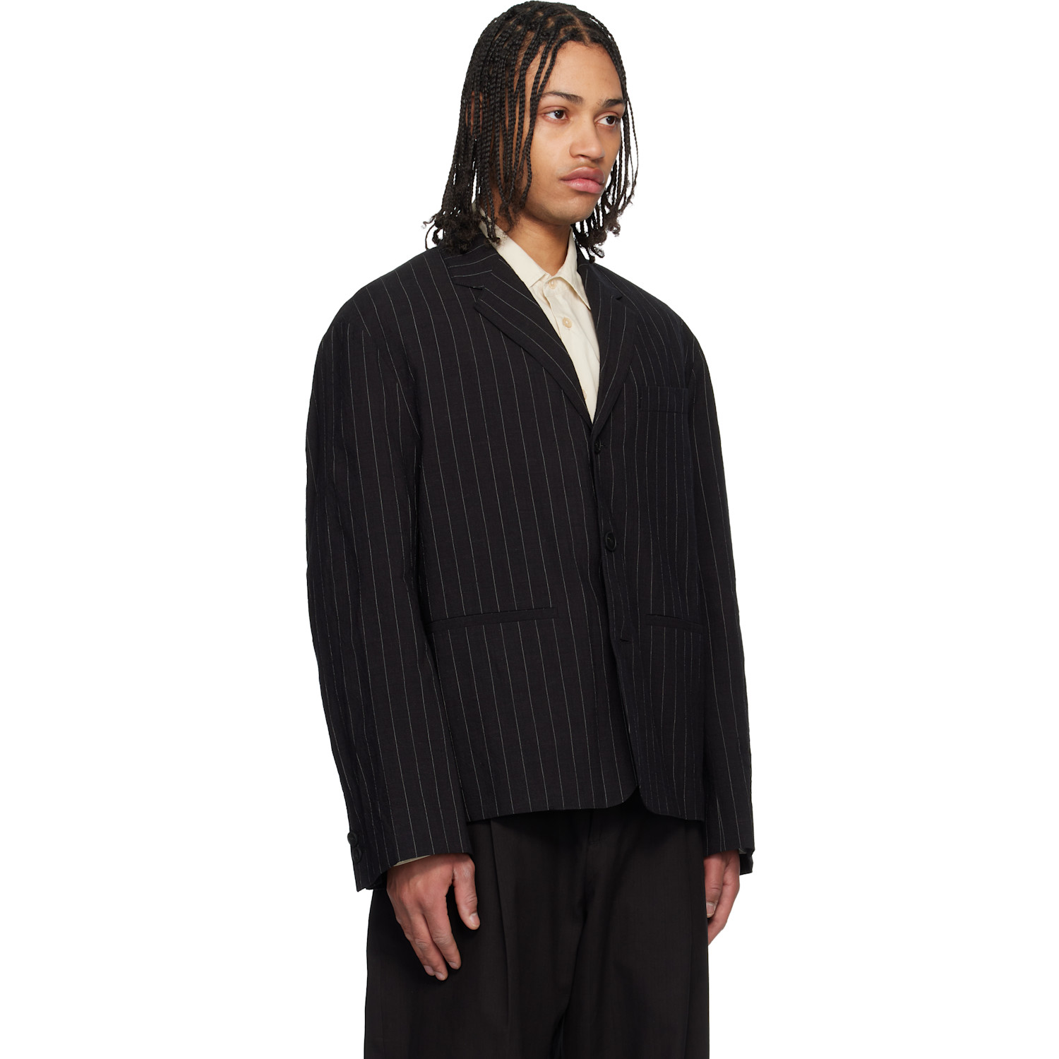  Studio Nicholson Black Sorst Blazer 