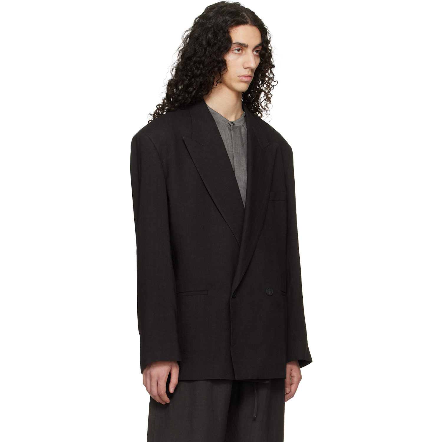  Studio Nicholson Brown Daburu Blazer 