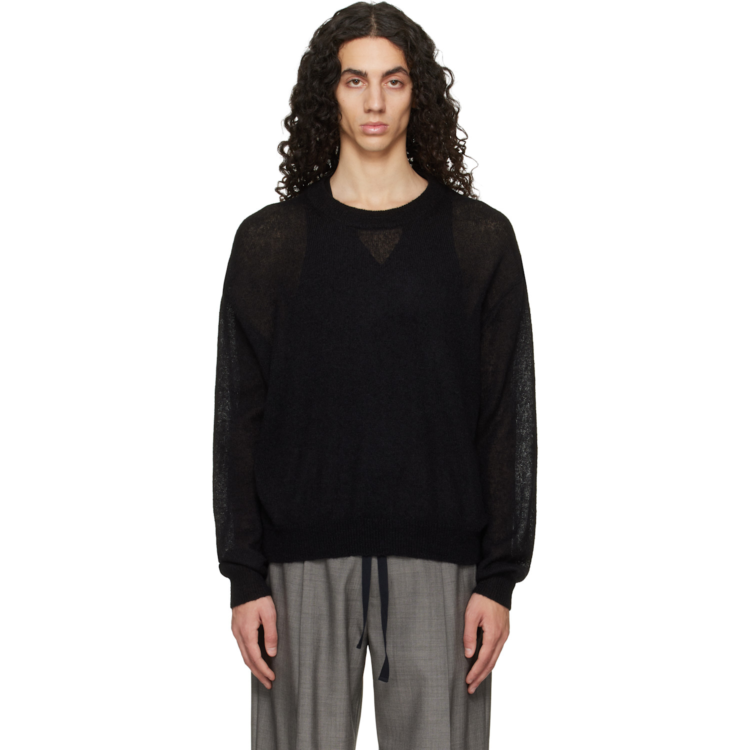 Studio Nicholson Black Gulf Sweater