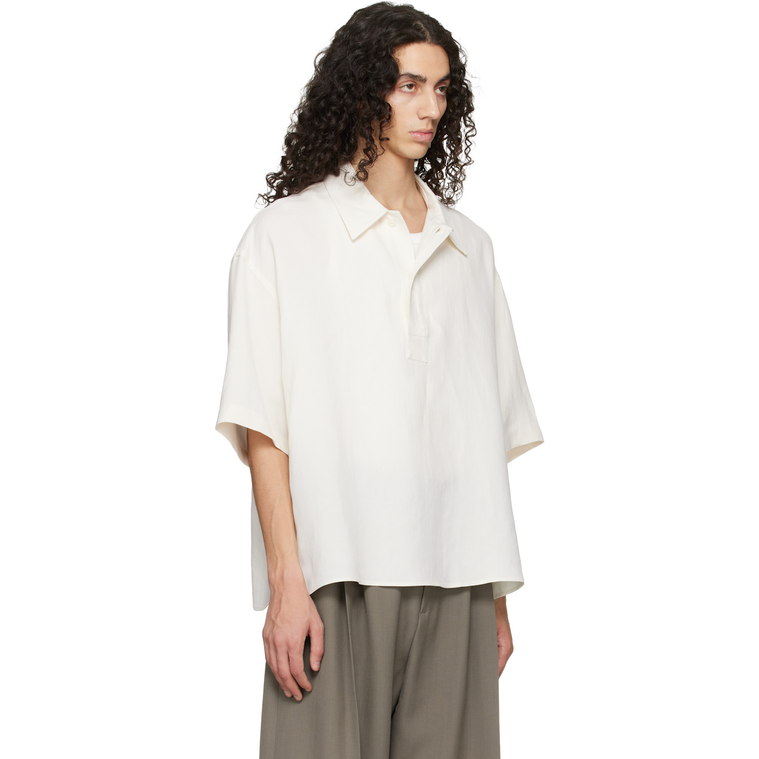  Studio Nicholson Off-white Lemmer Polo 