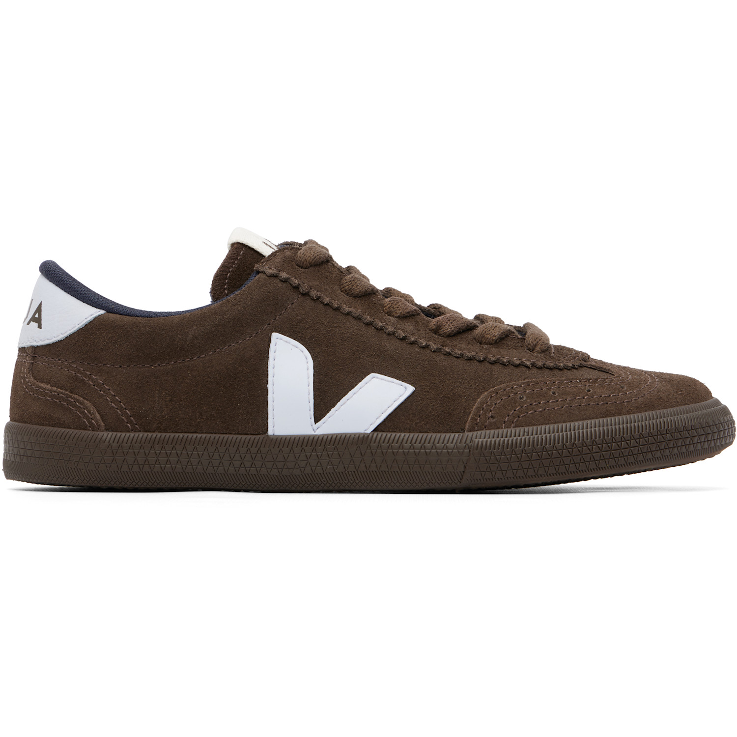 VEJA Brown Volley Suede Sneakers