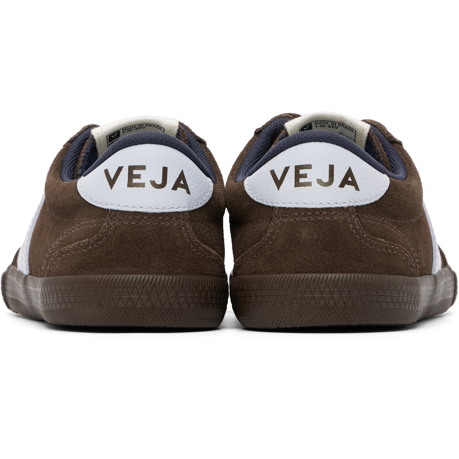  Veja Brown Volley Suede Sneakers 