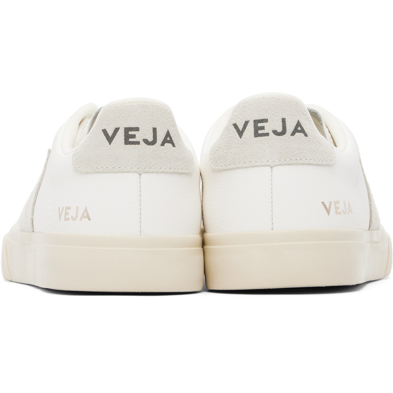  Veja White Campo Leather Sneakers 