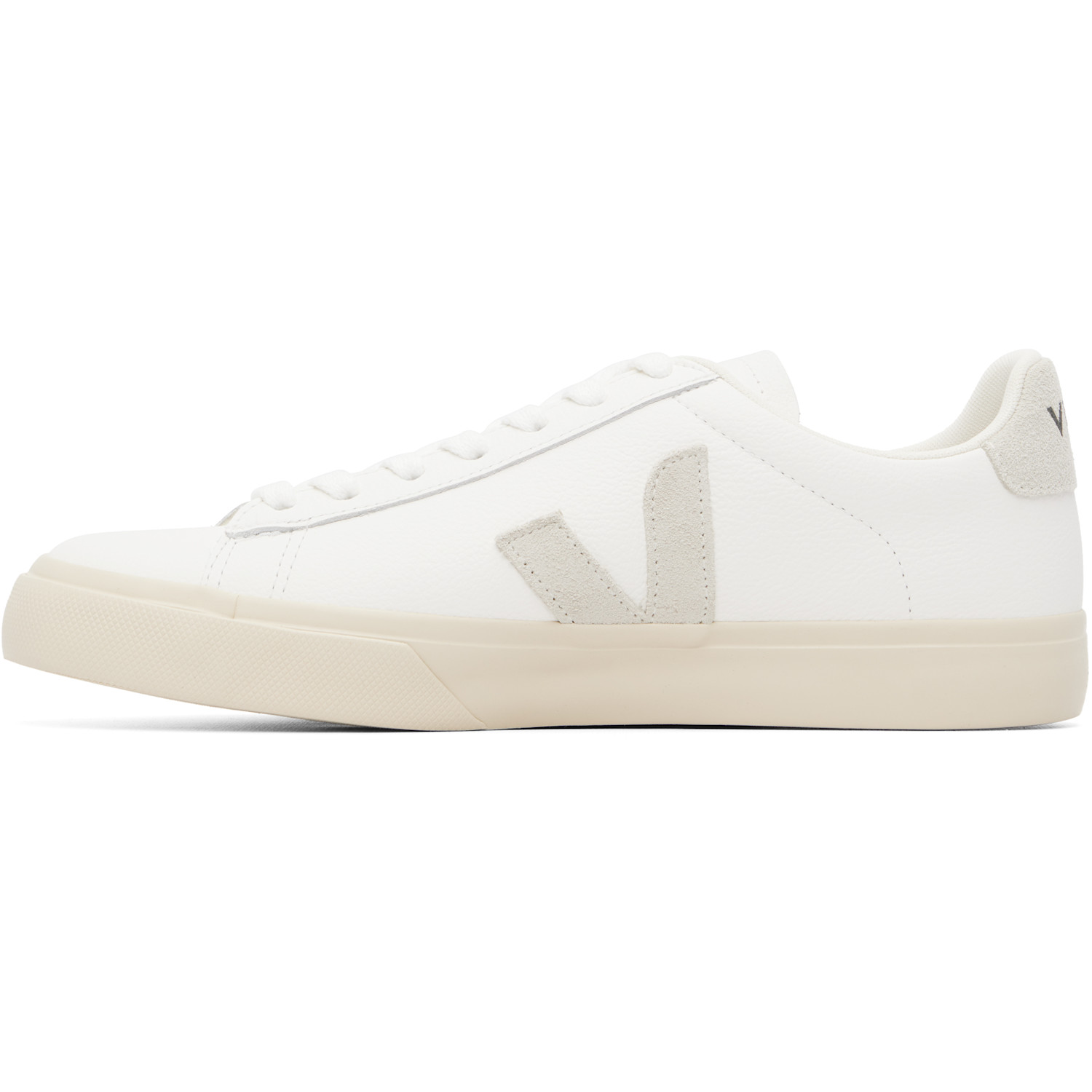 Veja White Campo Leather Sneakers 